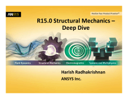 R15.0 Structural Mechanics – Deep Dive