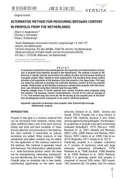 J. APIC. SCI. Vol. 57 No. 2 2013 DOI: 10.2478/jas-2013