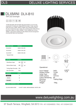 dlx b10 - Deluxe Lighting Services