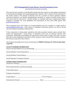 2015 FMA Nomination Form