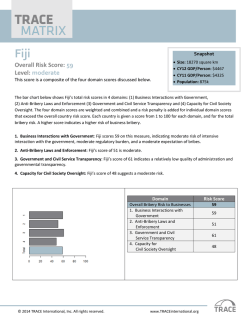 Fiji - TRACE International