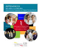 APPENdicES - University of Maryland School of Nursing