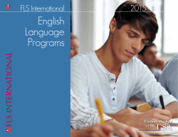 English Language Programs