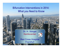 Bifurcation Interventions in 2014: What you Need to Know