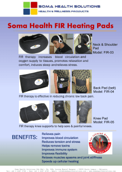 Soma Health FIR Heating Pads