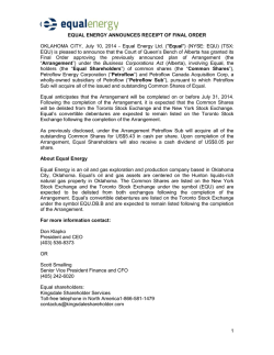 Download PDF - Equal Energy Ltd.