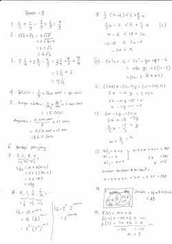 3.3+*z+,L=lr-)*2i - MGMP Matematika SMP Kabupaten Kudus