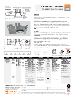 srdfo3ledoc 1401 - Spectrum Lighting