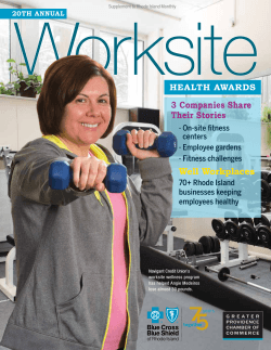 Worksite Health Award Special Insert