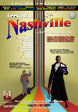 2014 Convention Brochure (4 pages)