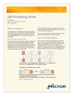 Self-Encrypting Drives (SEDs) (pdf)