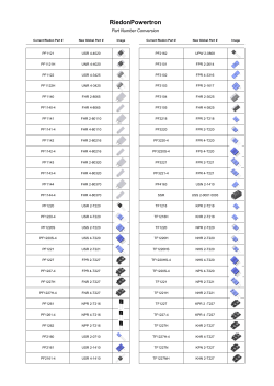 Riedon Powertron old part Coversion to New Sheet