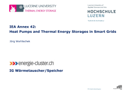 IEA Annex 42: Heat Pumps and Thermal Energy - energie
