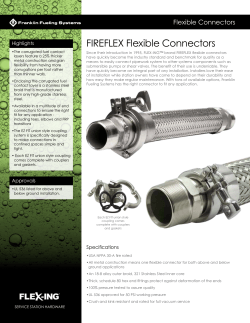 FIREFLEX Flexible Connectors