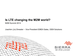 Is LTE changing the M2M world?