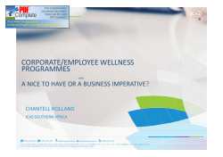 Bpesa Wellness Presentation ICAS 15 Aug 2014