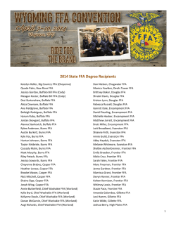 State FFA Degrees