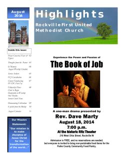 August 2014 Newsletter.pub - Rockville First United Methodist Church
