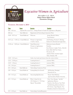 Executive Women in Agriculture