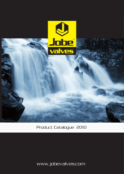 To Download the entire Jobe Valves Catalog Click Here