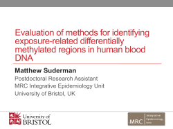 Evaluation of methods for identifying exposure