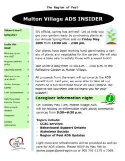 Malton Village ADS INSIDER - Volume 4, Issue 2