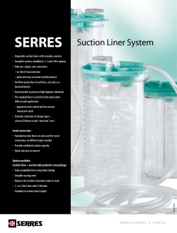SERRES Suction Liner System
