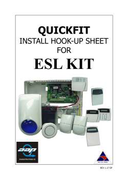 ESL KIT QUICKFIT.pub - Arrowhead Alarm Products