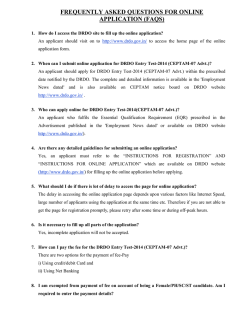 frequently asked questions for online application (faqs)