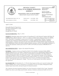 07 Amendment 1 to contract with Nancy M Callahan PhD