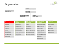 Organigramm Electrosuisse (pdf)