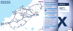 Service X5 Timetable - PDF