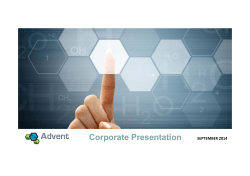 Advent Technologies Coproration Presentation