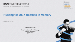 Hunting for OS X Rootkits in Memory