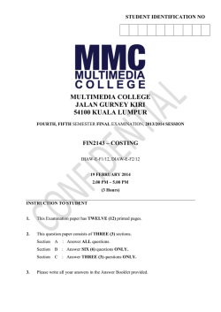 costing - Multimedia College