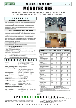 Chemcoat FCX TECH DATA NO.1