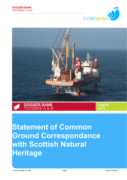 DOGGER BANK - National Infrastructure Planning