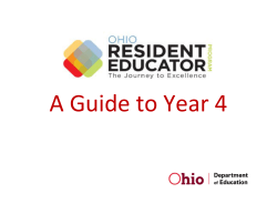 A Guide to Year 4 - Ohio Department of Education