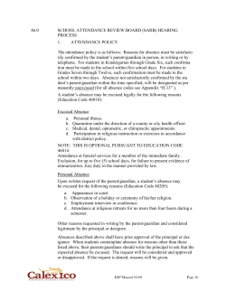 08-09 ESP Manual.pub - Calexico Unified School District