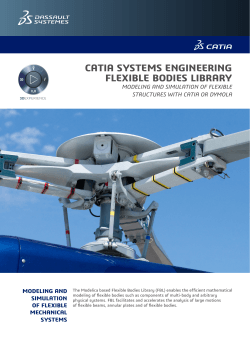 catia systems engineering flexible bodies library