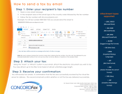How to send a fax by email