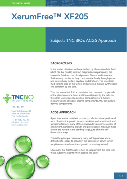 Autocrine Cell Growth