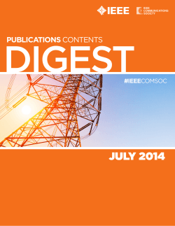 Publication - IEEE Communications Society