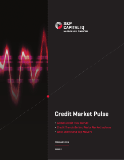 Credit Market Pulse - Credit Analytic Solutions