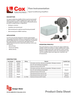 Product Data Sheet