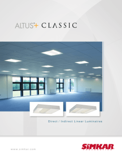 Direct / Indirect Linear Luminaires