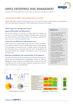 Download the HOPEX Enterprise Risk Management datasheet