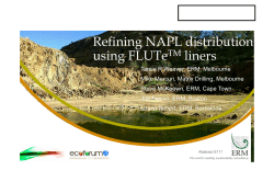 Refining NAPL distribution and occurrence using FLUTe™ liners