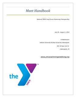 Meet Handbook - YMCA National Swimming and Diving