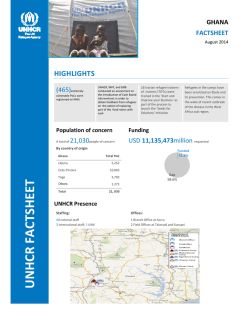 Ghana fact sheet August 2014